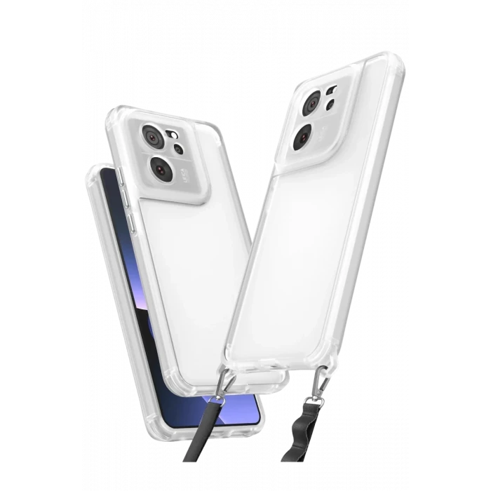 Newface Xiaomi Mi 13T Pro Kılıf Penta Silikon Kılıf - Şeffaf