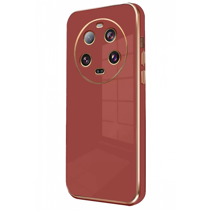 Newface Xiaomi Mi 14 Ultra Kılıf Volet Silikon - Kırmızı