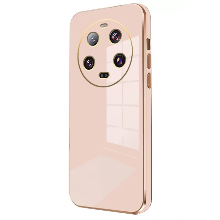 Newface Xiaomi Mi 14 Ultra Kılıf Volet Silikon - Pembe
