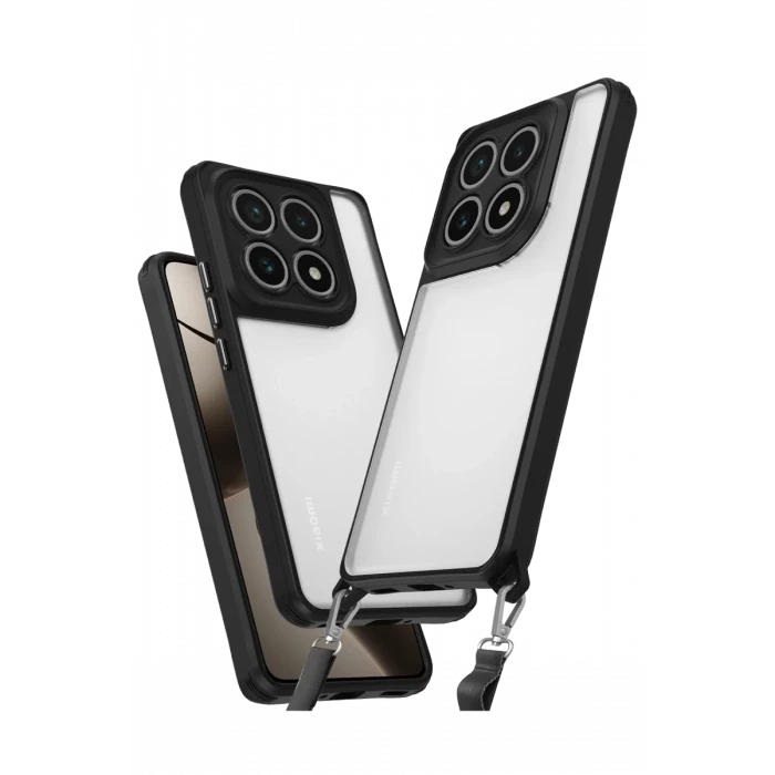 Newface Xiaomi Mi 14T Kılıf Penta Silikon Kılıf - Siyah