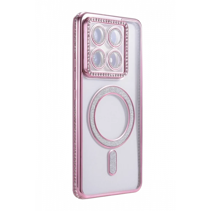 Newface Xiaomi Mi 14T Pro Joke Simli Magneticsafe Kılıf - Pembe