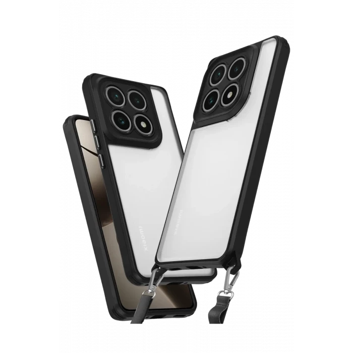 Newface Xiaomi Mi 14T Pro Kılıf Penta Silikon Kılıf - Siyah