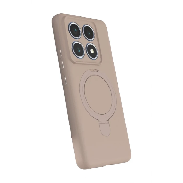 Newface Xiaomi Mi 14T Pro Regal Magsafe Standlı Kapak - Çöl Titanyum
