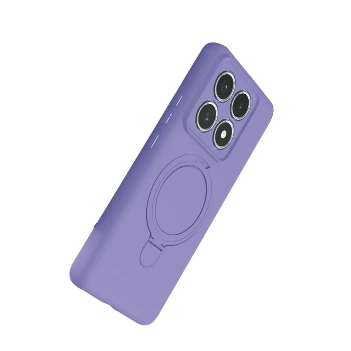 Newface Xiaomi Mi 14T Pro Regal Magsafe Standlı Kapak - Lila