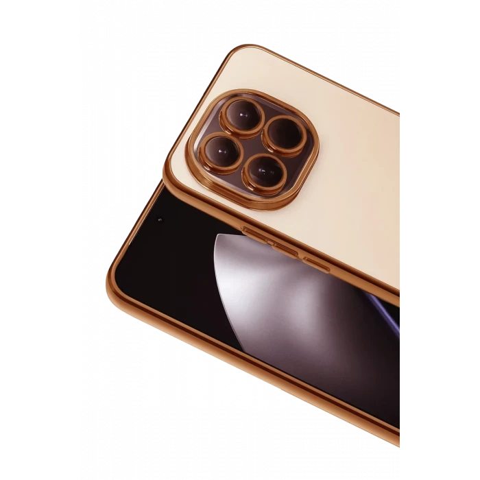 Newface Xiaomi Mi 15 Razer Lensli Silikon - Çöl Titanyum