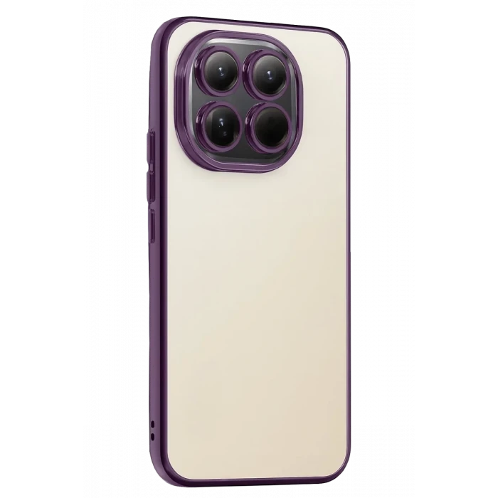 Newface Xiaomi Mi 15 Razer Lensli Silikon - Mor