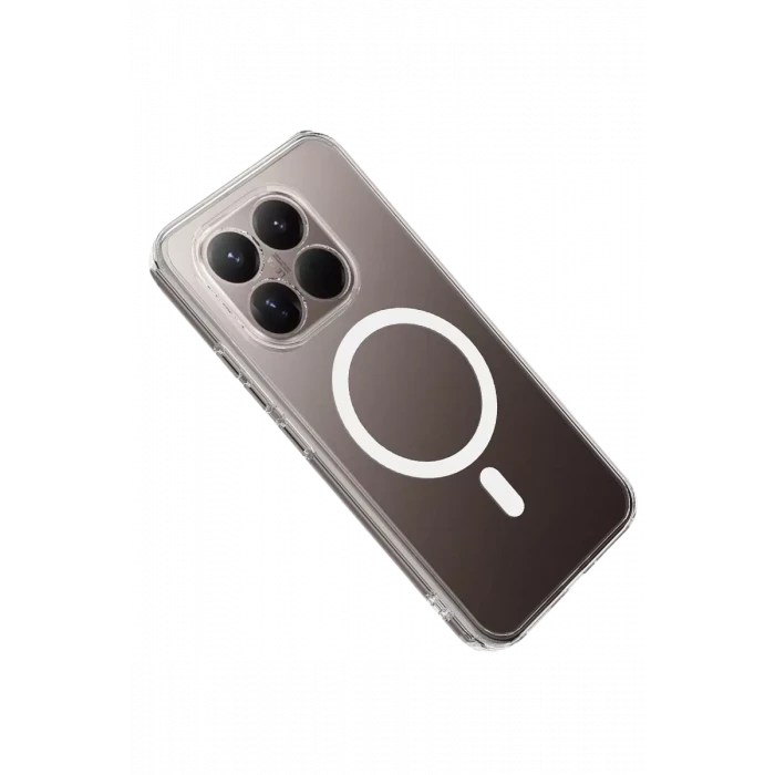 Newface Xiaomi Mi 15T Combo Sert Şeffaf Magsafe Kapak - Şeffaf