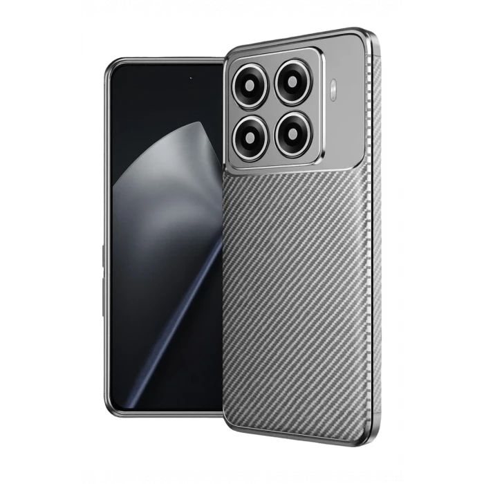 Newface Xiaomi Mi 15T Pro Auto Focus Karbon Kapak - Gri