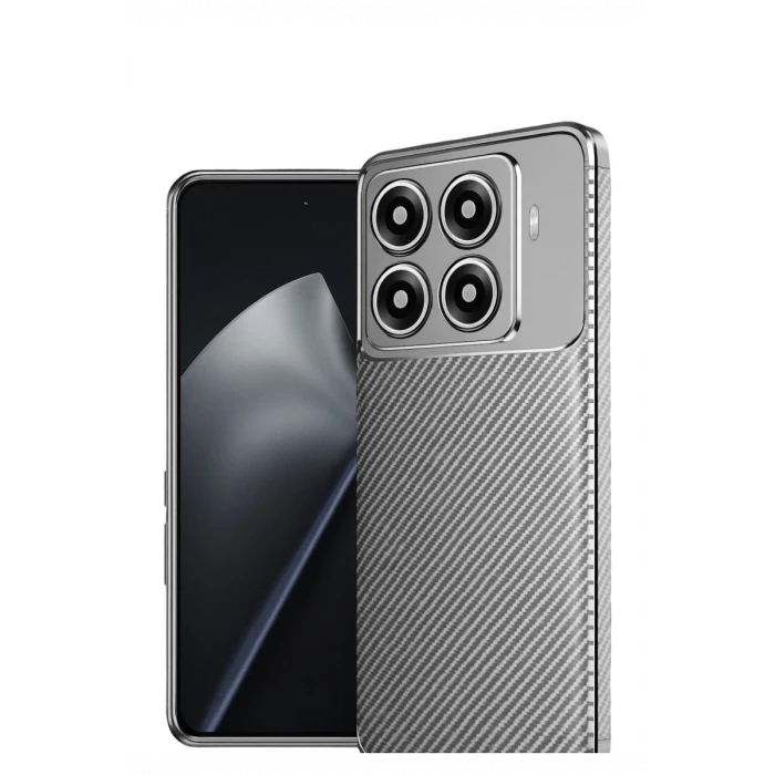 Newface Xiaomi Mi 15T Pro Auto Focus Karbon Kapak - Gri