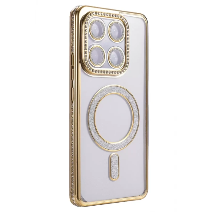 Newface Xiaomi Mi 15T Pro Joke Simli Magneticsafe Kılıf - Gold