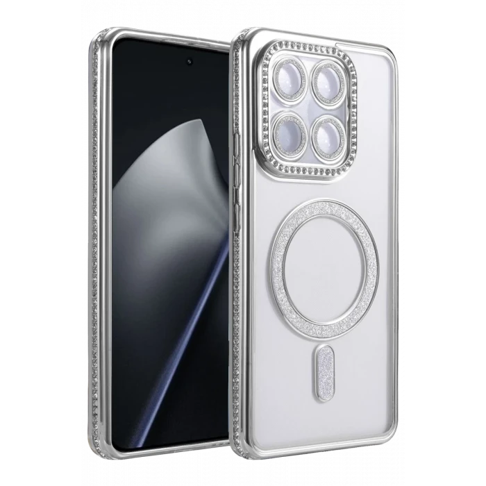 Newface Xiaomi Mi 15T Pro Joke Simli Magneticsafe Kılıf - Gümüş