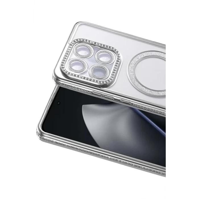 Newface Xiaomi Mi 15T Pro Joke Simli Magneticsafe Kılıf - Gümüş