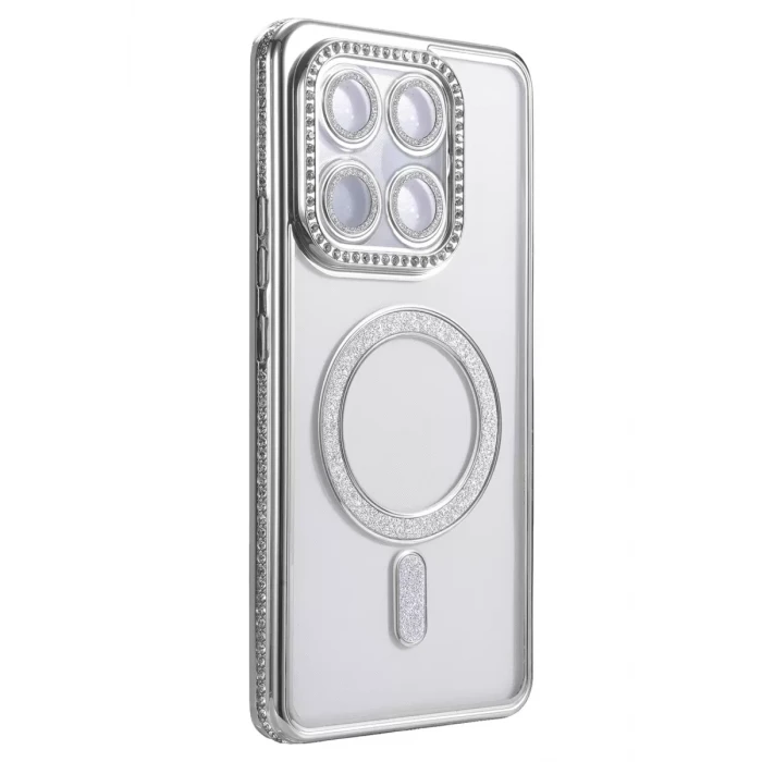 Newface Xiaomi Mi 15T Pro Joke Simli Magneticsafe Kılıf - Gümüş