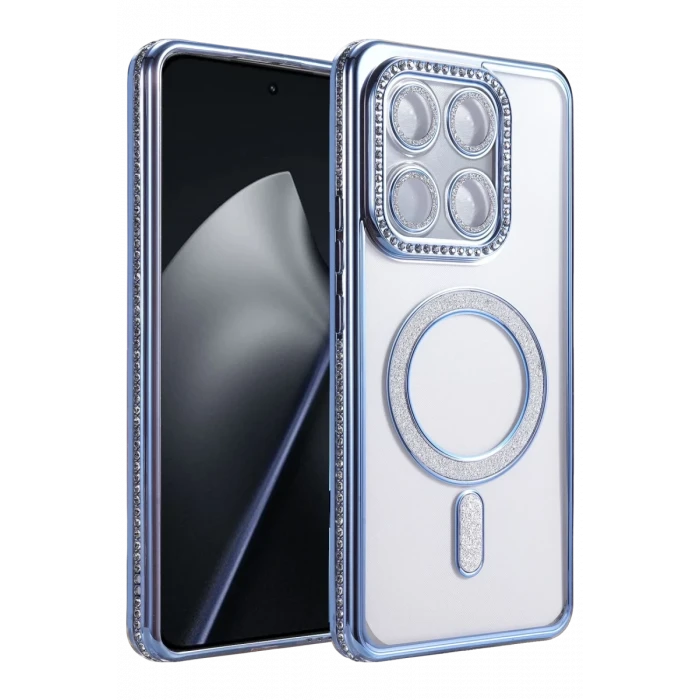 Newface Xiaomi Mi 15T Pro Joke Simli Magneticsafe Kılıf - Mavi