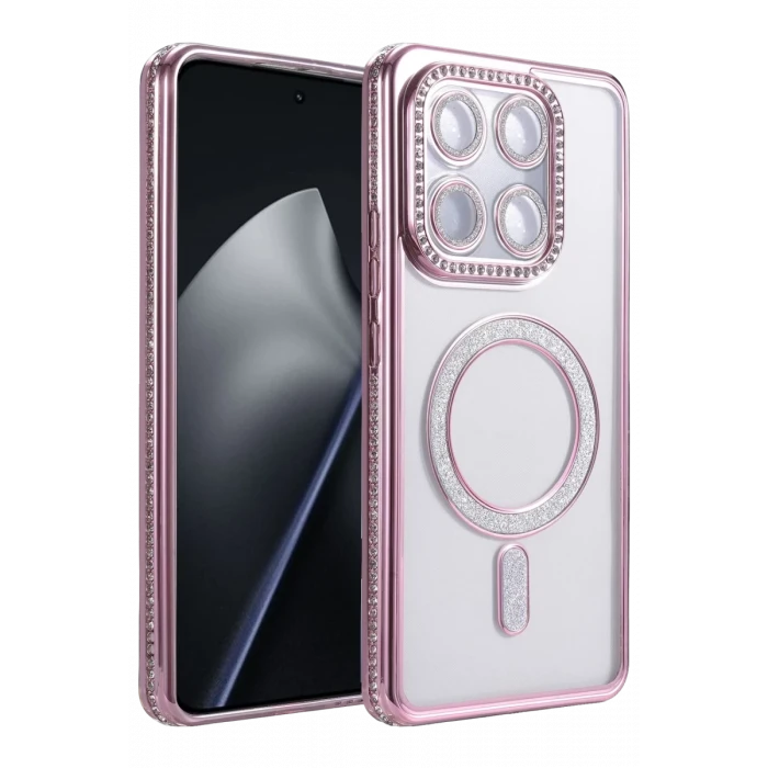 Newface Xiaomi Mi 15T Pro Joke Simli Magneticsafe Kılıf - Pembe