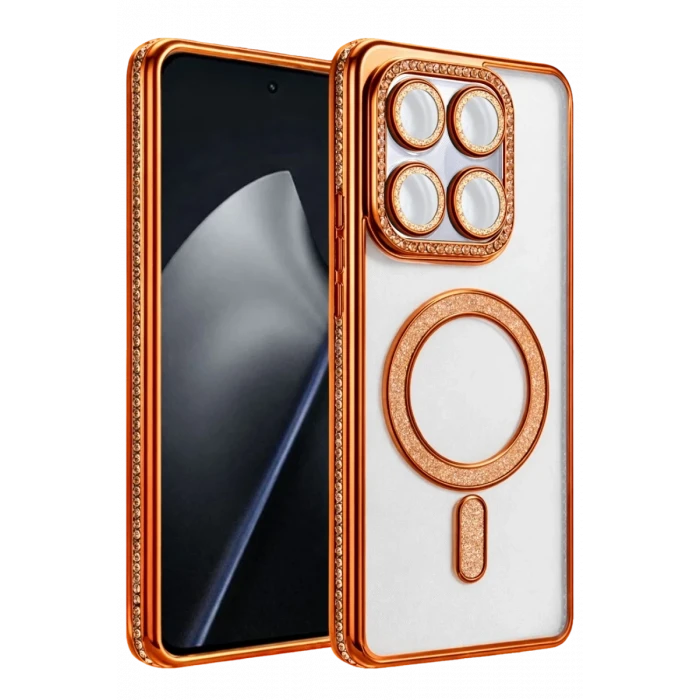 Newface Xiaomi Mi 15T Pro Joke Simli Magneticsafe Kılıf - Turuncu