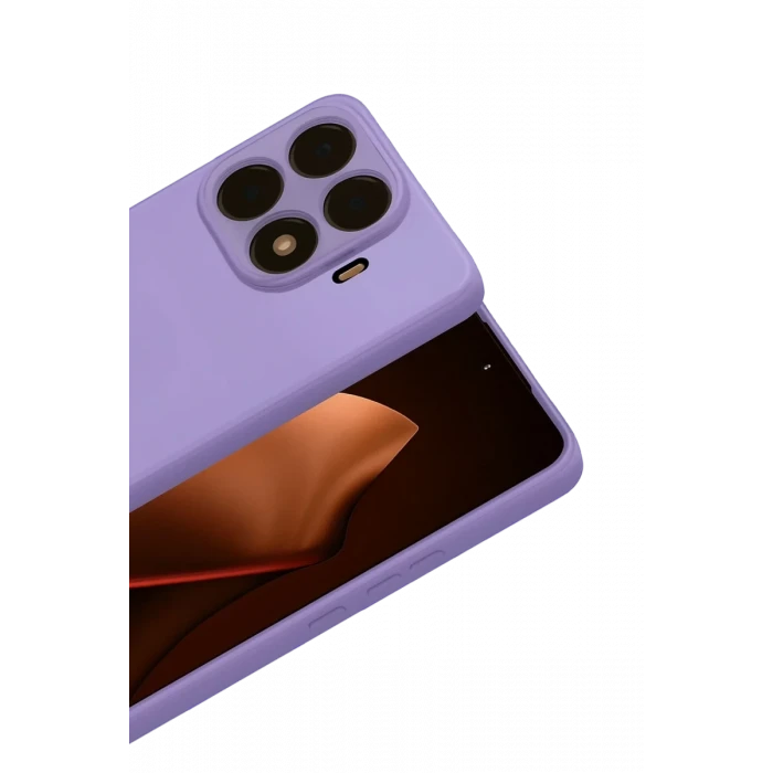 Newface Xiaomi Mi 15T Pro Nano içi Kadife Silikon - Lila
