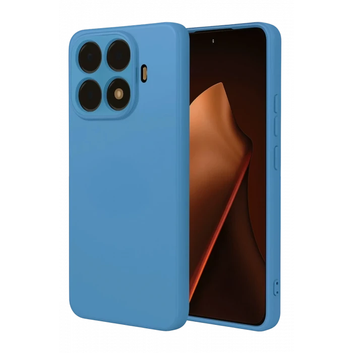 Newface Xiaomi Mi 15T Pro Nano içi Kadife Silikon - Mavi