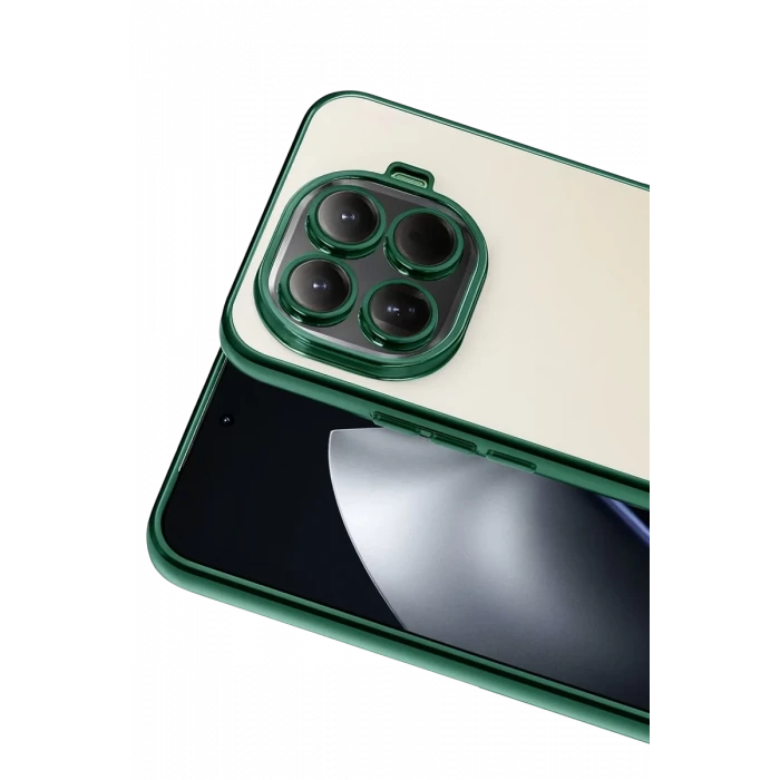 Newface Xiaomi Mi 15T Pro Razer Lensli Silikon - Yeşil