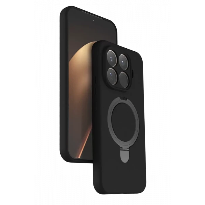 Newface Xiaomi Mi 15T Pro Regal Magsafe Standlı Kapak - Siyah