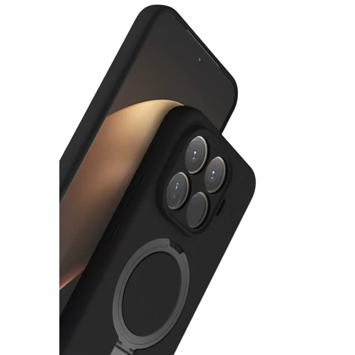 Newface Xiaomi Mi 15T Pro Regal Magsafe Standlı Kapak - Siyah