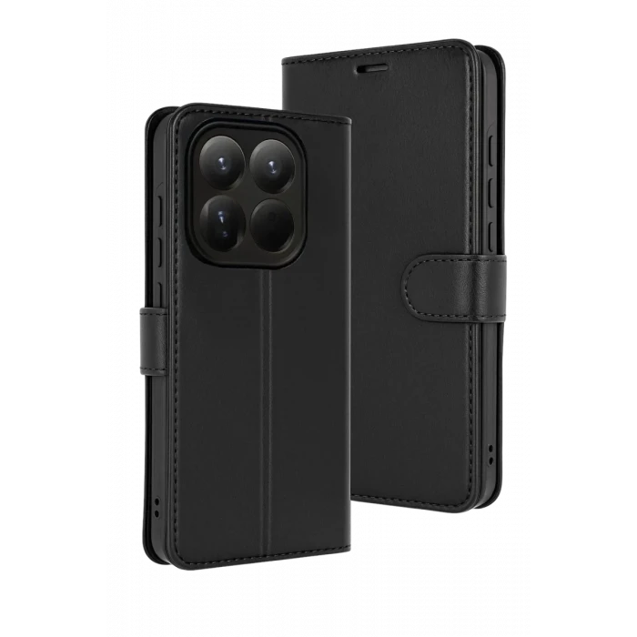 Newface Xiaomi Mi 15T Trend S Plus Kapaklı Kılıf - Siyah