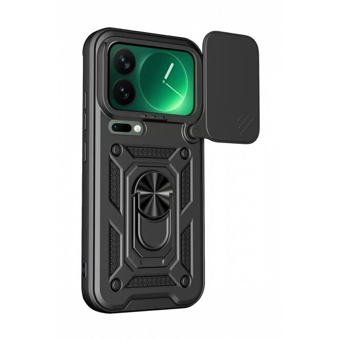 Newface Xiaomi Mi 17 Pro Max Pars Lens Yüzüklü Silikon - Siyah