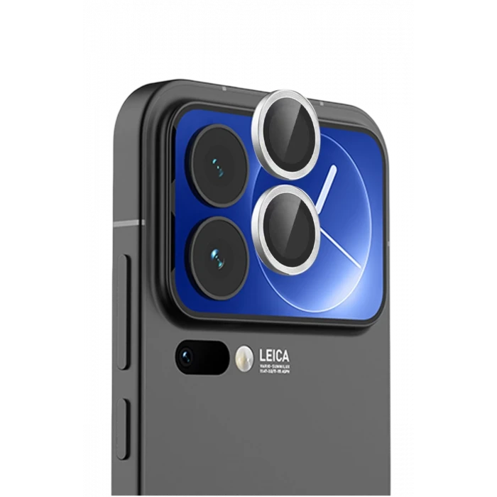 Newface Xiaomi Mi 17 Pro Max Raze Metal Kamera Lens - Gümüş