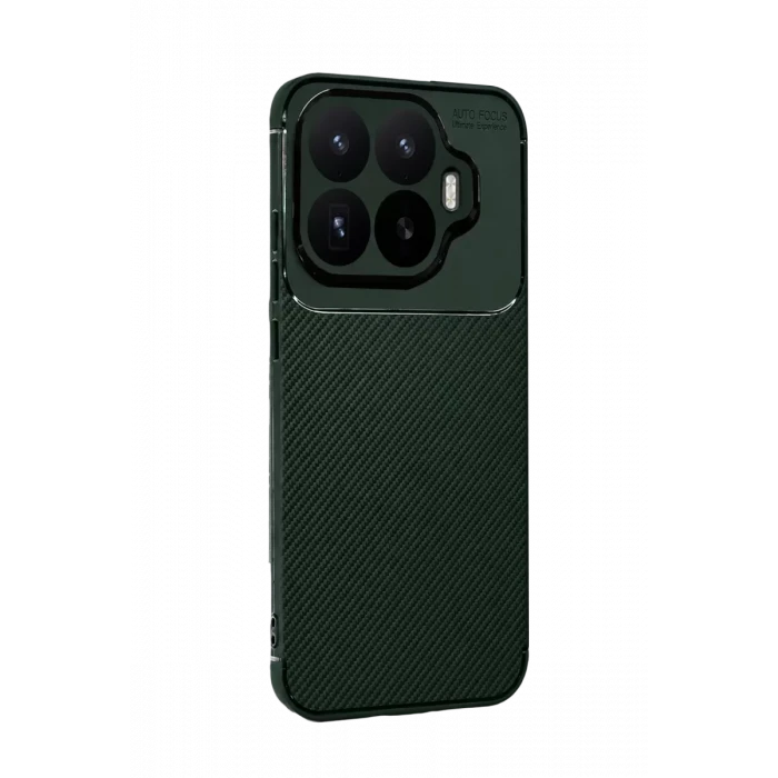 Newface Xiaomi Mi 17T Auto Focus Karbon Kapak - Koyu Yeşil