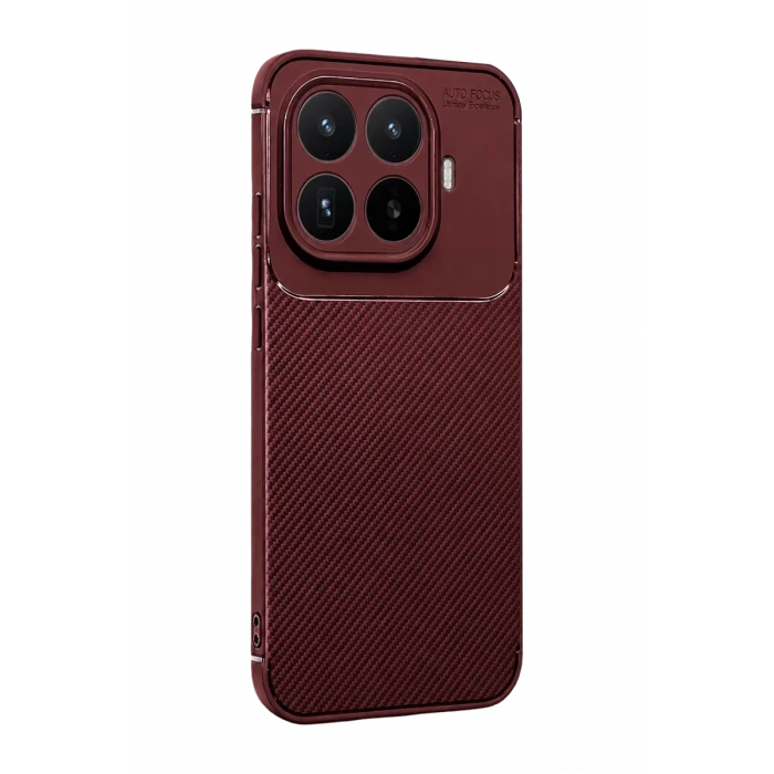 Newface Xiaomi Mi 17T Pro Auto Focus Karbon Kapak - Bordo