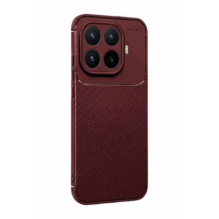 Newface Xiaomi Mi 17T Pro Auto Focus Karbon Kapak - Bordo