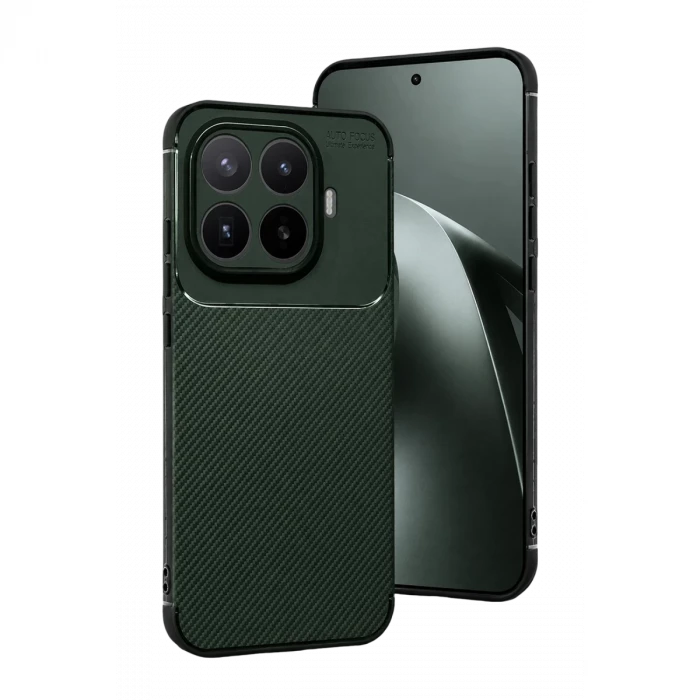 Newface Xiaomi Mi 17T Pro Auto Focus Karbon Kapak - Koyu Yeşil
