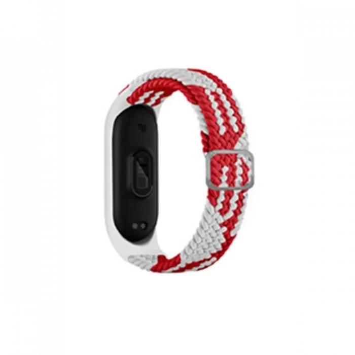 Newface Xiaomi Mi Band 4 Star Kordon - Beyaz-Kırmızı