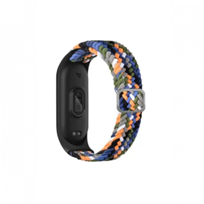Newface Xiaomi Mi Band 6 Star Kordon - Gri-Turuncu
