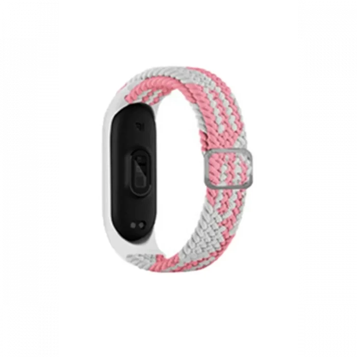 Newface Xiaomi Mi Band 6 Star Kordon - Pembe-Beyaz
