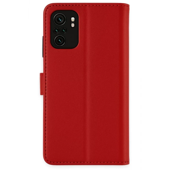Newface Xiaomi Mi Note 10 Trend S Plus Kapaklı Kılıf - Kırmızı