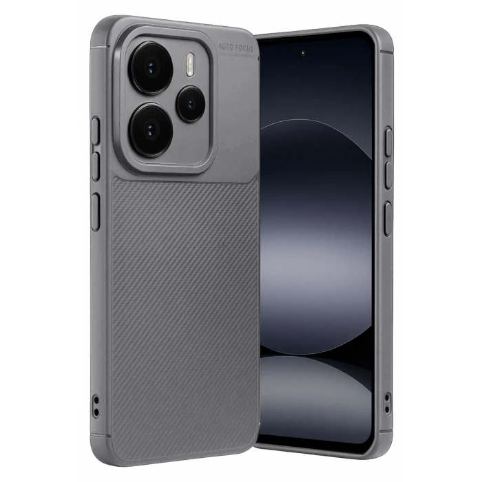 Newface Xiaomi Note 14 5G Auto Focus Karbon Kapak - Gri
