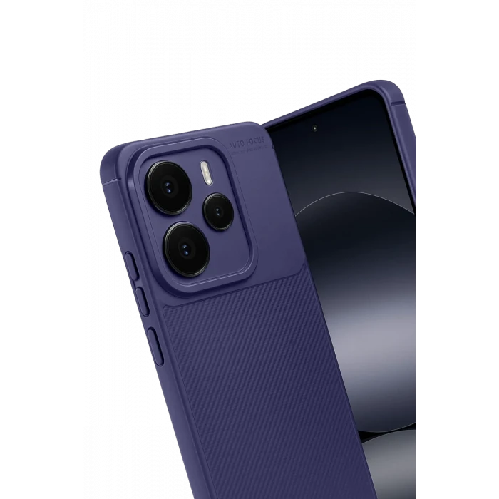 Newface Xiaomi Note 14 5G Auto Focus Karbon Kapak - Lacivert
