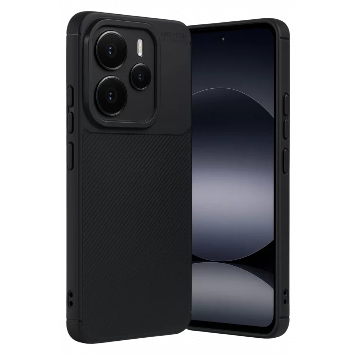 Newface Xiaomi Note 14 5G Auto Focus Karbon Kapak - Siyah