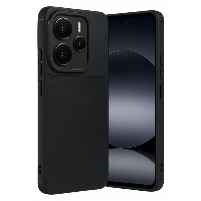 Newface Xiaomi Note 14 5G Auto Focus Karbon Kapak - Siyah