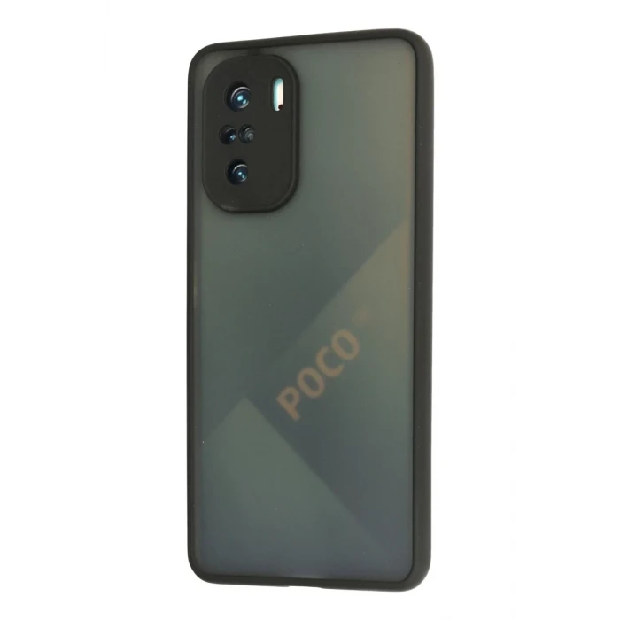 Newface Xiaomi Poco F3 Kılıf Montreal Silikon Kapak - Siyah