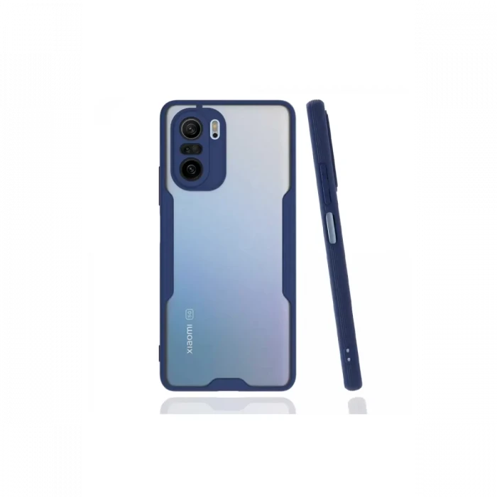 Newface Xiaomi Poco F3 Kılıf Platin Silikon - Lacivert