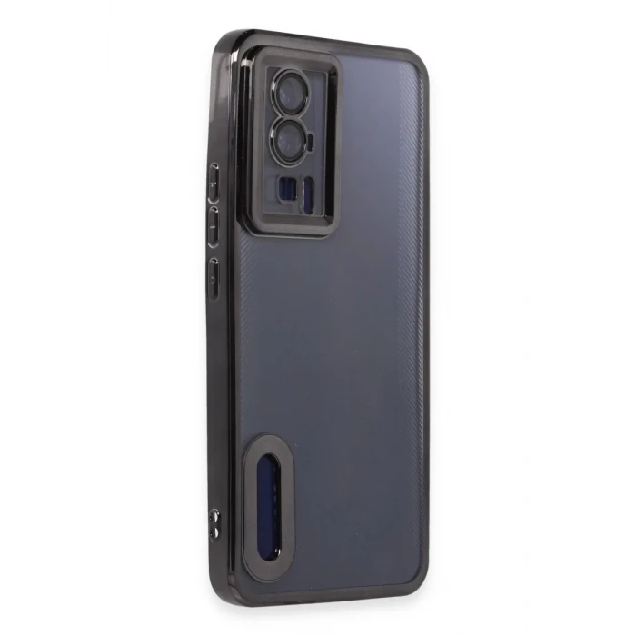 Newface Xiaomi Poco F5 Pro Kılıf Slot Silikon - Siyah