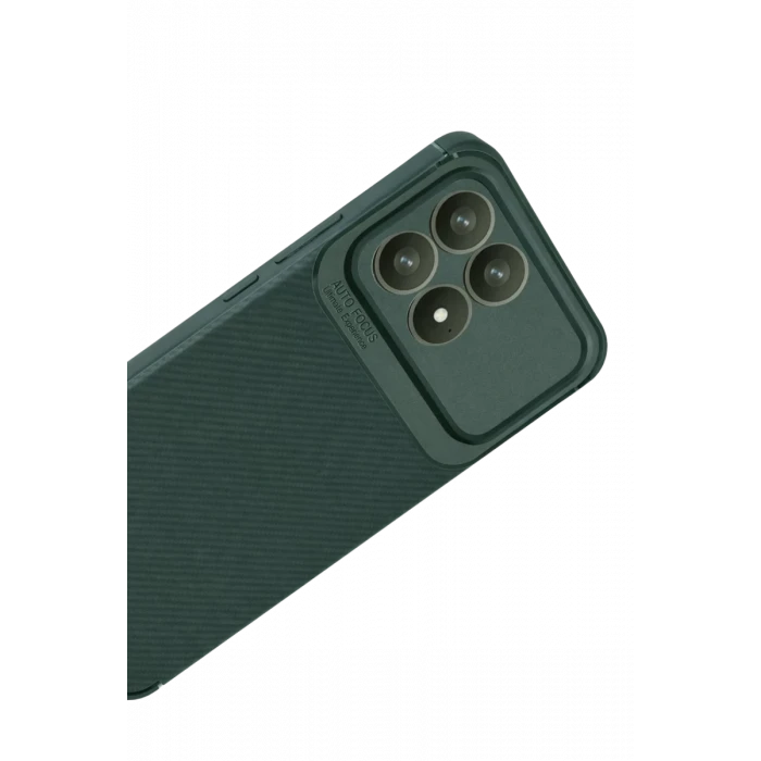 Newface Xiaomi Poco F8 Pro Auto Focus Karbon Kapak - Koyu Yeşil