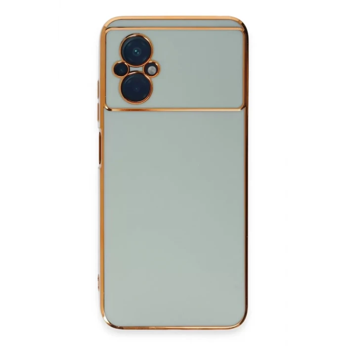 Newface Xiaomi Poco M5 Kılıf Volet Silikon - Açık Yeşil