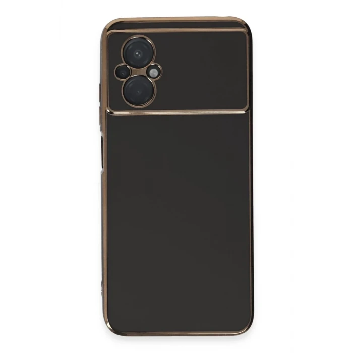 Newface Xiaomi Poco M5 Kılıf Volet Silikon - Siyah