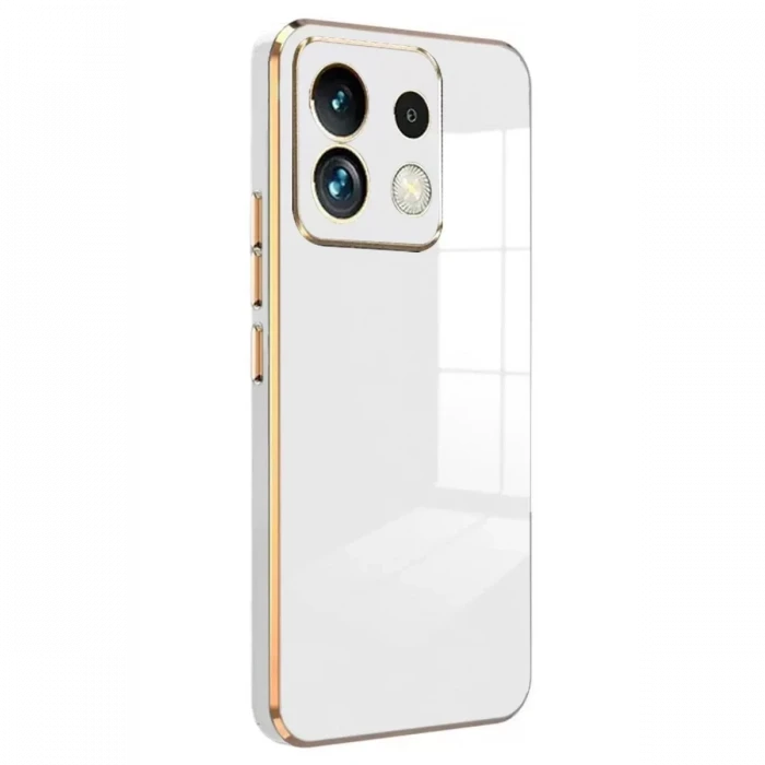 Newface Xiaomi Poco M6 Pro 4G Kılıf Volet Silikon - Beyaz