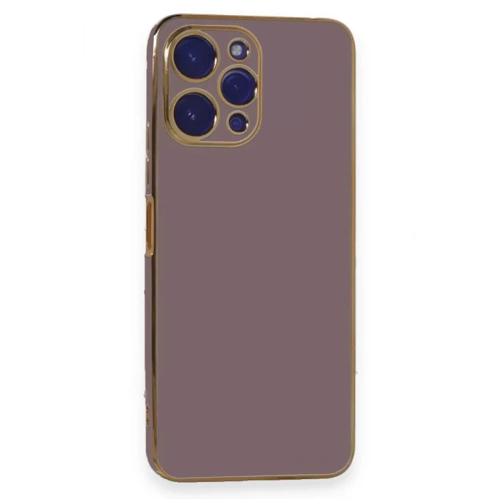 Newface Xiaomi Poco M6 Pro 5G Kılıf Volet Silikon - Mor