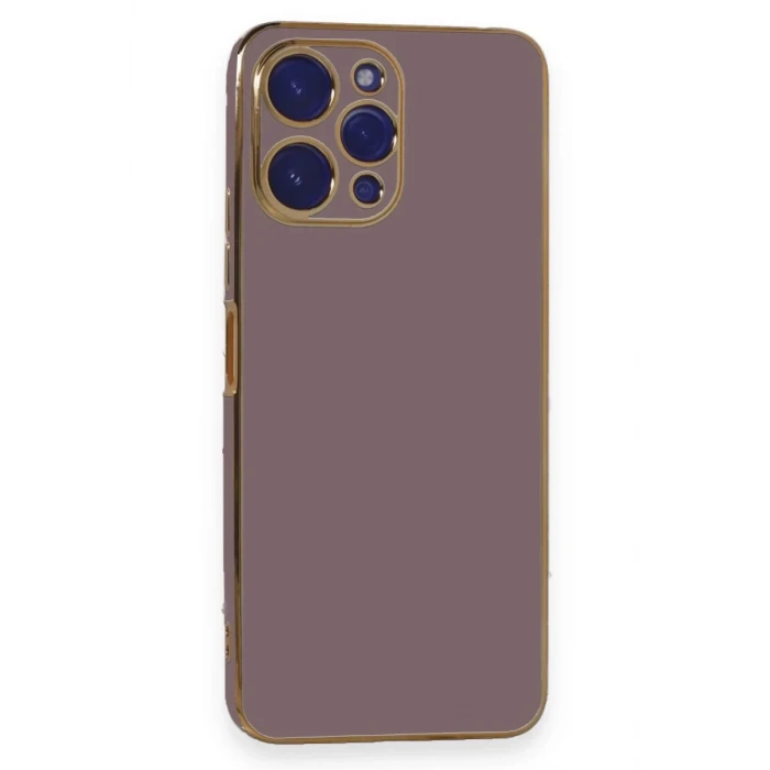 Newface Xiaomi Poco M6 Pro 5G Kılıf Volet Silikon - Mor