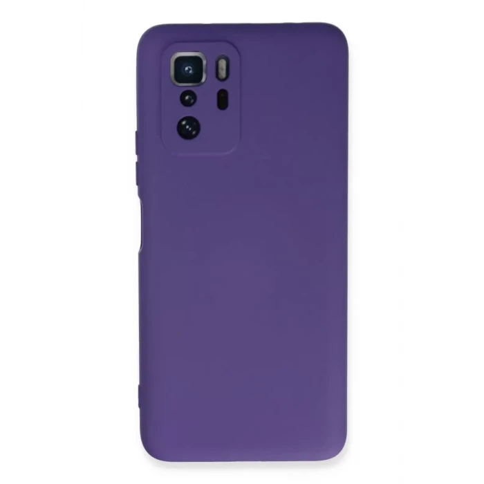 Newface Xiaomi Poco X3 GT Kılıf Nano içi Kadife Silikon - Mor